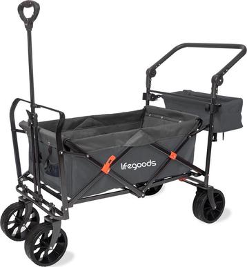 2dekans | LifeGoods Bolderkar - Opvouwbaar - Tot 120KG - 90L beschikbaar voor biedingen