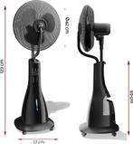 Progenion® Ventilator Met Waternevel - Rotatie en, Ophalen of Verzenden, Zo goed als nieuw