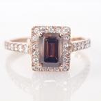 Cocktailring - 14 karaat Roségoud - 1.71ct. tw. Diamant, Sieraden, Tassen en Uiterlijk, Antieke sieraden