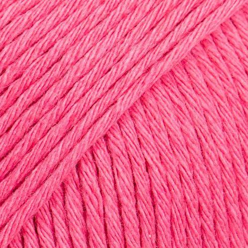 DROPS Cotton Light Uni Colour - 45 roze flamingo - Katoen/, Hobby en Vrije tijd, Breien en Haken, Ophalen of Verzenden