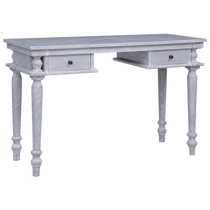 vidaXL Bureau 115x50x78 cm massief mahoniehout, Huis en Inrichting, Bureaus, Nieuw, Verzenden