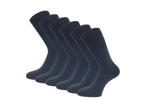 6 paar SQOTTON diabetes sokken - Naadloos - Antraciet, Kleding | Heren, Sokken en Kousen, Verzenden
