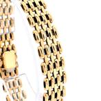 Gouden fantasie schakel armband | 19,5 cm (unisex), Sieraden, Tassen en Uiterlijk, Armbanden, Ophalen of Verzenden, Gebruikt, Overige kleuren