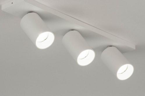 Rietveld Spots - Wit - Metaal, Aluminium, Huis en Inrichting, Lampen | Hanglampen, Verzenden
