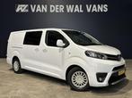 Toyota ProAce 2.0D-4D 123pk L3H1 Dubbele cabine Euro6 Airco, Auto's, Bestelauto's, Stof, Gebruikt, Euro 6, Wit