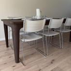 Spilimbergo Stoelen - Italie 70’s, Huis en Inrichting, Ophalen, Kunststof, Wit, Italiaans Design