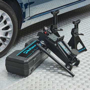 Datona Autokrik 2 ton + assteunen 2 ton - Datona - Zwart beschikbaar voor biedingen