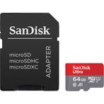 SanDisk Ultra MicroSDXC 64GB + SD Adapter, Ophalen of Verzenden, Nieuw, Overige typen, Overige merken