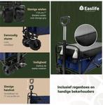 EasLife Bolderkar - Opvouwbaar - Bolderwagen - met Regen, Ophalen of Verzenden, Nieuw