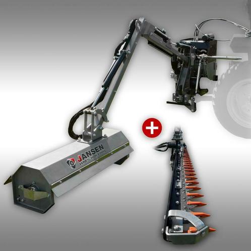 Hydr. takkenschaar Jansen HMS-100 (180), armklepelmaaier, Zakelijke goederen, Machines en Bouw | Tuin, Park en Bosbouw, Snoeigereedschap