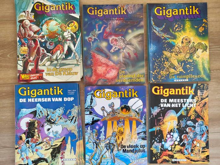 Gigantic strips - Science Fiction stripboeken, Boeken, Stripboeken, Gelezen, Complete serie of reeks, Verzenden