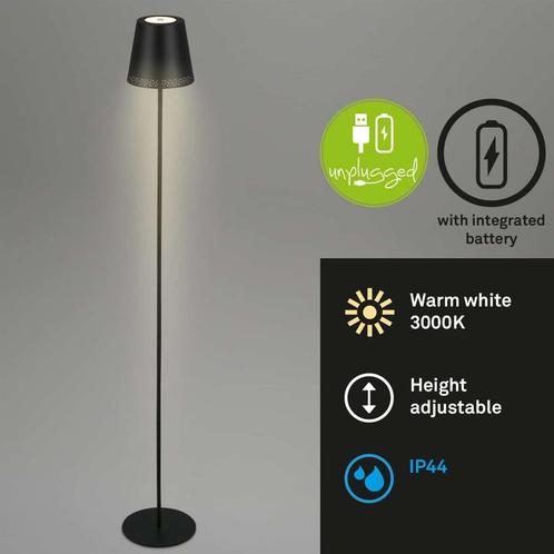 Briloner Leuchten KIKI LED vloerlamp metaal 3,5W 3-voudig, Huis en Inrichting, Lampen | Losse lampen, Zo goed als nieuw, Ophalen of Verzenden