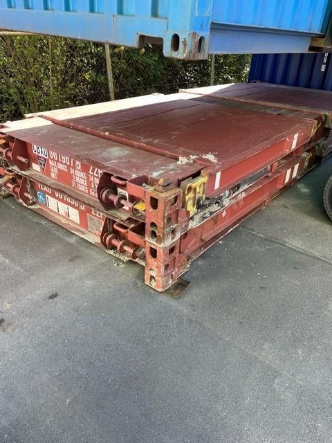20ft Flatrack Container | Gebruikt | Breed Transport, Zakelijke goederen, Machines en Bouw | Keten en Containers