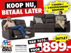 Kingston van €3695.-  voor €1899.- OUTLETMODEL!, Huis en Inrichting, Banken | Bankstellen, Nieuw
