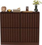 Schoenenkast - Schoenenrek - 102x24x86,5 cm - Bruin - UEV, Verzenden, Zo goed als nieuw