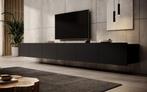 Meubella TV-Meubel Calabas mat zwart 300 cm hangend, Huis en Inrichting, Kasten | Televisiemeubels, Nieuw, Overige materialen
