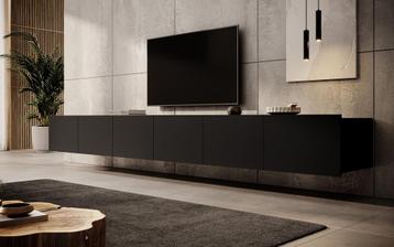 Meubella TV-Meubel Calabas mat zwart 300 cm hangend beschikbaar voor biedingen