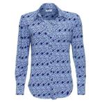 -25% Maicazz  Maicazz Galya blouse-diamond ikat  maat S, Kleding | Dames, Verzenden, Nieuw, Blauw