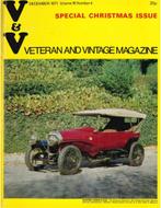 1971 VETERAN AND VINTAGE MAGAZINE 4 ENGELS, Nieuw, Author