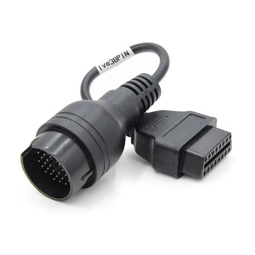 Iveco 38 Pins OBD1 - 16 Pins OBD2 Verloopkabel Bestelauto, Auto diversen, Autogereedschap, Nieuw, Verzenden