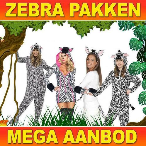 Zebra pak - Zebra kostuums voor volwassenen & kinderen, Kinderen en Baby's, Carnavalskleding en Verkleedspullen, Nieuw, Ophalen of Verzenden