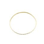 Gouden slavenarmband met patroon | Ø 65 mm (gouden armband), Sieraden, Tassen en Uiterlijk, Armbanden, Ophalen of Verzenden, Gebruikt