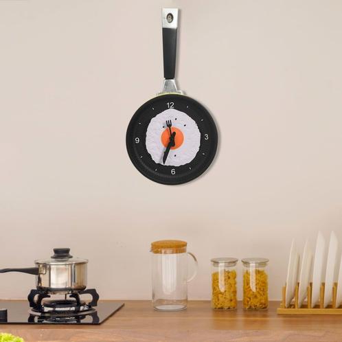 vidaXL Wandklok ei-in-pan 18,8 cm, Huis en Inrichting, Woonaccessoires | Klokken, Nieuw, Verzenden