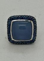 Crivelli - Ring - 18 karaat Witgoud - Chalcedoon-saffieren, Sieraden, Tassen en Uiterlijk, Ringen, Nieuw