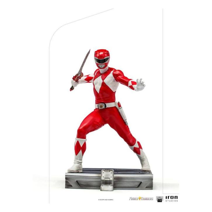 Power Rangers BDS Art Scale Statue 1/10 Red Ranger 17 cm, Verzamelen, Film en Tv, Zo goed als nieuw, Verzenden