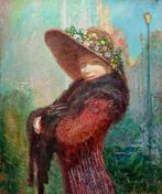 Rinat Animaev (geb. 1955) - Dame met hoed