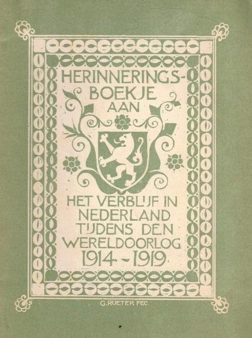 Herinneringsboekje aan het verblijf in Nederland tijdens den, Boeken, Overige Boeken, Gelezen, Verzenden