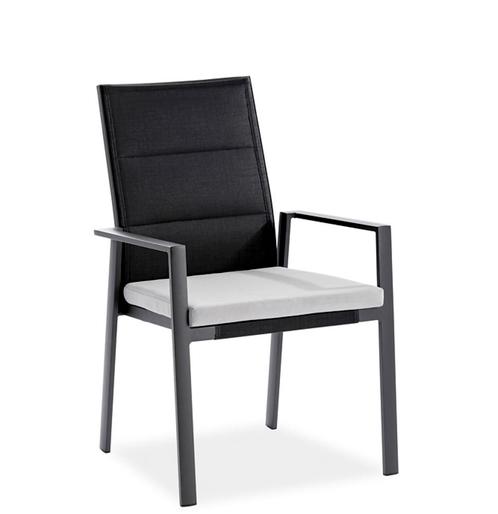 Niehoff Nancer hoge rugleuning zonder kussen - Grijs, Tuin en Terras, Tuinmeubel-accessoires, Ophalen of Verzenden