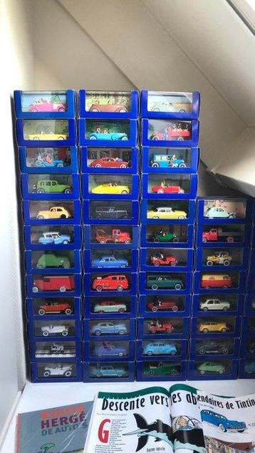 Tintin 73 voitures Atlas 1/43e - Collection complète - beschikbaar voor biedingen
