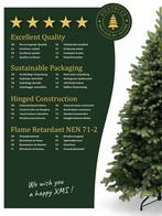 XMS-Trees Kunstkerstboom Jasper H210xØ134cm Natuurlijke en, Diversen, Ophalen of Verzenden, Nieuw