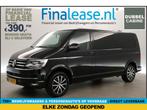 Volkswagen Transporter 2.0 TDI L2H1 DC 5 Pers 140PK €390pm, Auto's, Volkswagen, Zwart, Nieuw, Lease