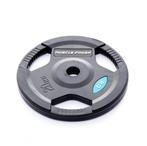 Muscle Power Rubberen Halterschijf - 50 mm - 20 kg, Ophalen, Nieuw, Benen, Halterschijven