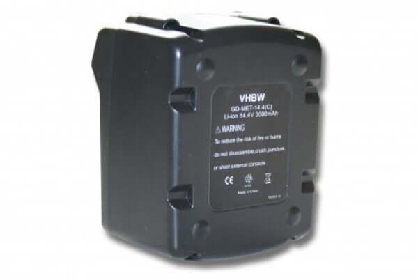 Accu voor Metabo Gereedschap 14.4V Li-Ion | Vervanging |, Doe-het-zelf en Verbouw, Gereedschap | Overige machines, Ophalen of Verzenden