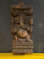 Panneau Ganesh en bois - Hout - India - laat 19e - vroege