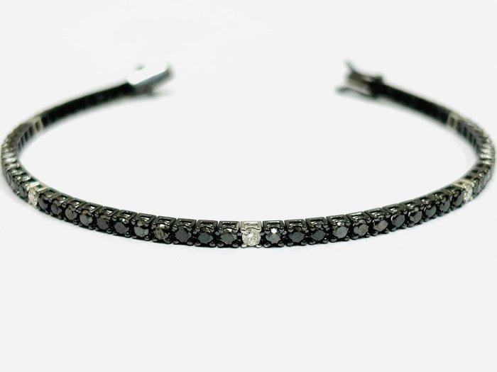 Armband - 18 karaat Witgoud - 7.25ct. tw. Diamant, Sieraden, Tassen en Uiterlijk, Armbanden