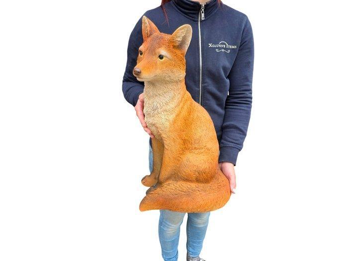 Beeld, (XL) Lifelike Fox Statue - 53 cm - polyresin, Antiek en Kunst, Kunst | Designobjecten