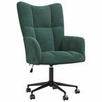 Fauteuil groen staal | Tweedekansje | OP=OP (relaxstoel), Huis en Inrichting, Stoelen, Ophalen of Verzenden, Nieuw, Overige kleuren
