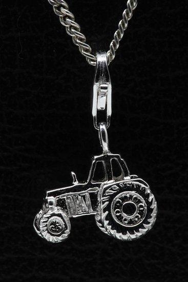 Zilveren Tractor Trekker hanger en/of bedel, Sieraden, Tassen en Uiterlijk, Bedels, Verzenden