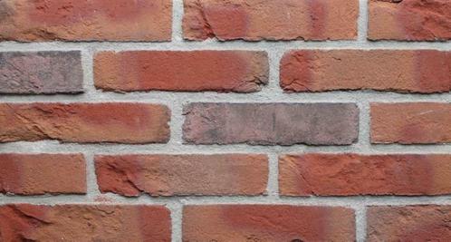 art 4407 paars rood nuance gered. waalformaat gevelstenen, Doe-het-zelf en Verbouw, Metselstenen, Bakstenen, Nieuw