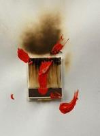 Bernard Aubertin (1934-2015) - Dessin de feu