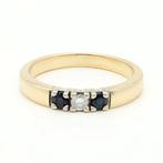 Ring - 14 karaat Geel goud - 0.07ct. tw. Diamant, Nieuw