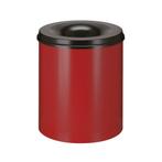 Vlamdovende papierbak 80 ltr - rood/Zwart, Huis en Inrichting, Woonaccessoires | Prullenbakken, Verzenden, Nieuw