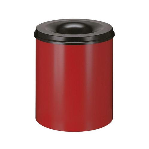 Vlamdovende papierbak 80 ltr - rood/Zwart, Huis en Inrichting, Woonaccessoires | Prullenbakken, Nieuw, Verzenden