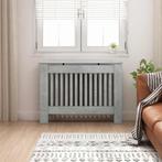 vidaXL Radiatorafdekking Beton Grijs 112 x 19 x 81,5 cm, Verzenden, Nieuw