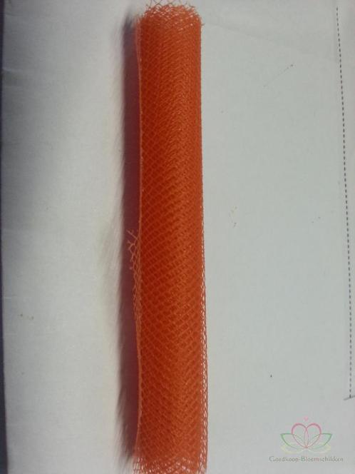 Lint Tule 8 cm. Rol 50 m Oranje Citrouille Lint Tule 8 cm., Hobby en Vrije tijd, Knutselen, Nieuw, Ophalen of Verzenden