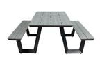 Picknicktafel Coffee Bay | Grey | Aluminium & Polywood, Ophalen of Verzenden, Nieuw, Eettafel, 8 zitplaatsen